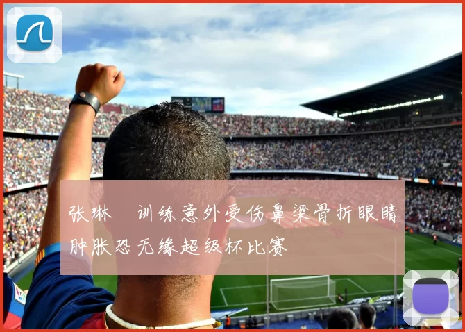 张琳芃训练意外受伤鼻梁骨折眼睛肿胀恐无缘超级杯比赛