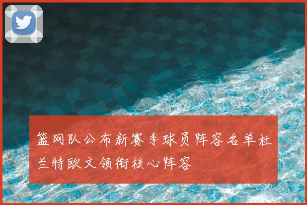 篮网队公布新赛季球员阵容名单杜兰特欧文领衔核心阵容
