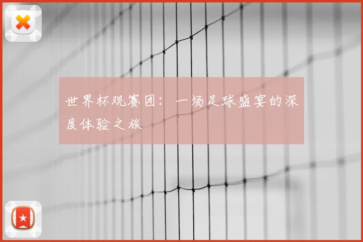 世界杯观赛团:一场足球盛宴的深度体验之旅